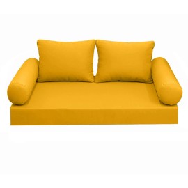 |COVER ONLY| Style1 TwinXL Knife Edge Daybed Mattress Bolster Pillow Cover AD108