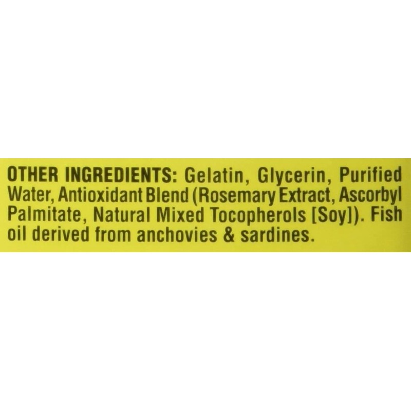 TJ's Trader Joe's Omega 3 Fish Oil 1200mg Odorless Softgels