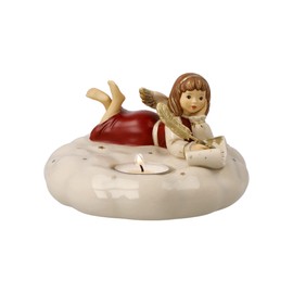Goebel 41-659-29-1 Angel Letter to the Christ Child with Tea Light Holder Height 9 cm