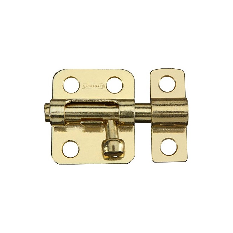 National Hardware N151-266 V833 Window Bolt in Brass,2 Inch