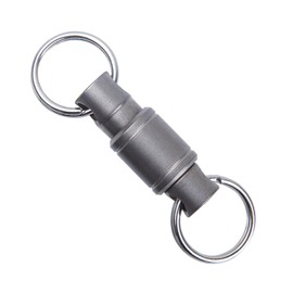 PioneerEDC Titanium Quick Release Keychain, Detachable Pull Apart Keychain, Swivel Keyring for Men Women