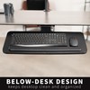 VIVO Adjustable Computer Keyboard & Mouse Platform Tray Ergonomic Under