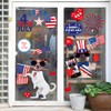 9 Sheets 4th of July Window Clings Cute Dog Cat