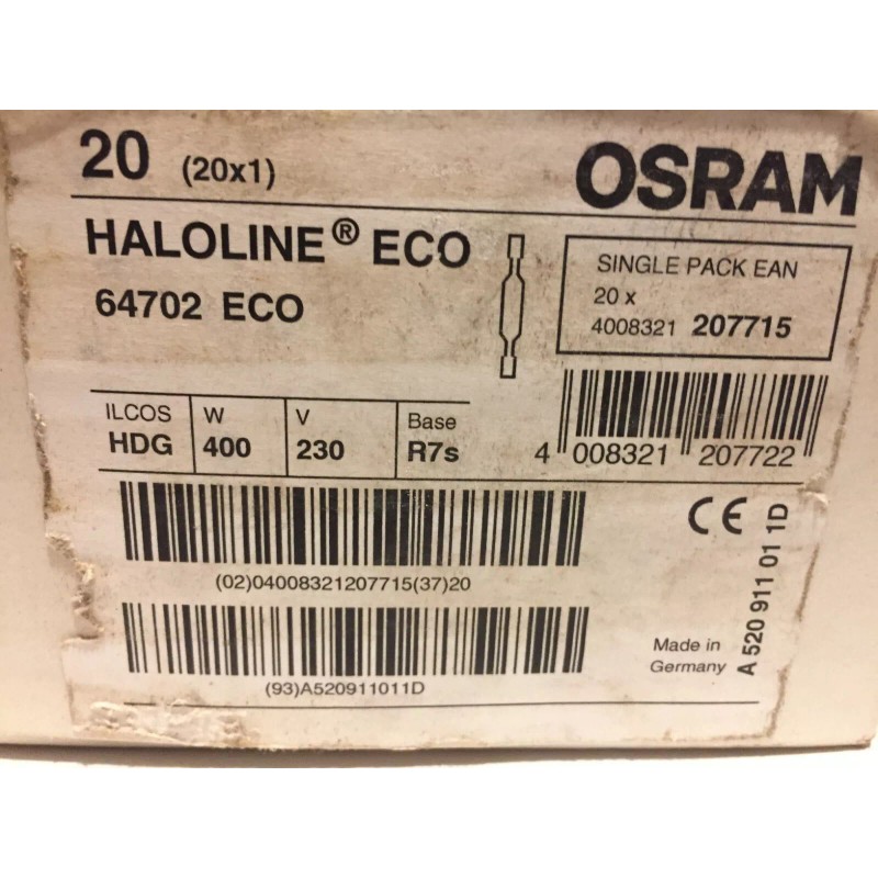 OSRAM Haloline ECO 64702 Eco ES 400W 230V 11.4cm R7s