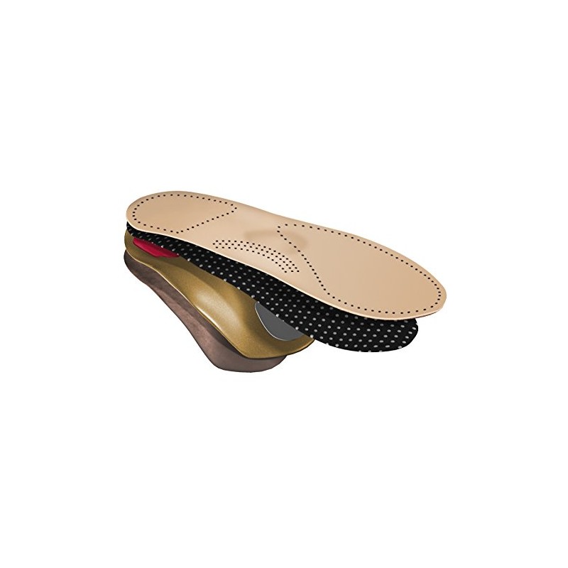 Bergal Ortho Comfort Leather Orthopaedic Insoles (43)