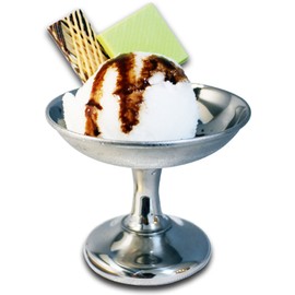 Nagao Tsubamesanjo Ice Gelato Cup, 3.8 inches (9.8 cm), 18-8 Stainless Steel, Made in Japan