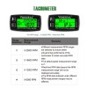 YOOREAL Digital Engine Temperature RPM Gauge Tachometer Hour Meter of