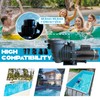 GarveeLife 1.5HP Swimming Pool Pump, 2-Speed, 220V Above/In Ground Pool