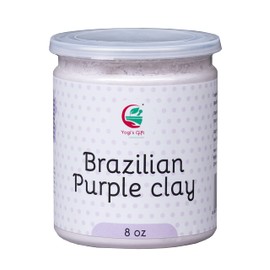 Brazilian Purple clay 8oz | Soap Making Clay | Natural Purple Clay Powder for Soap Making | by Yogi's Gift ®