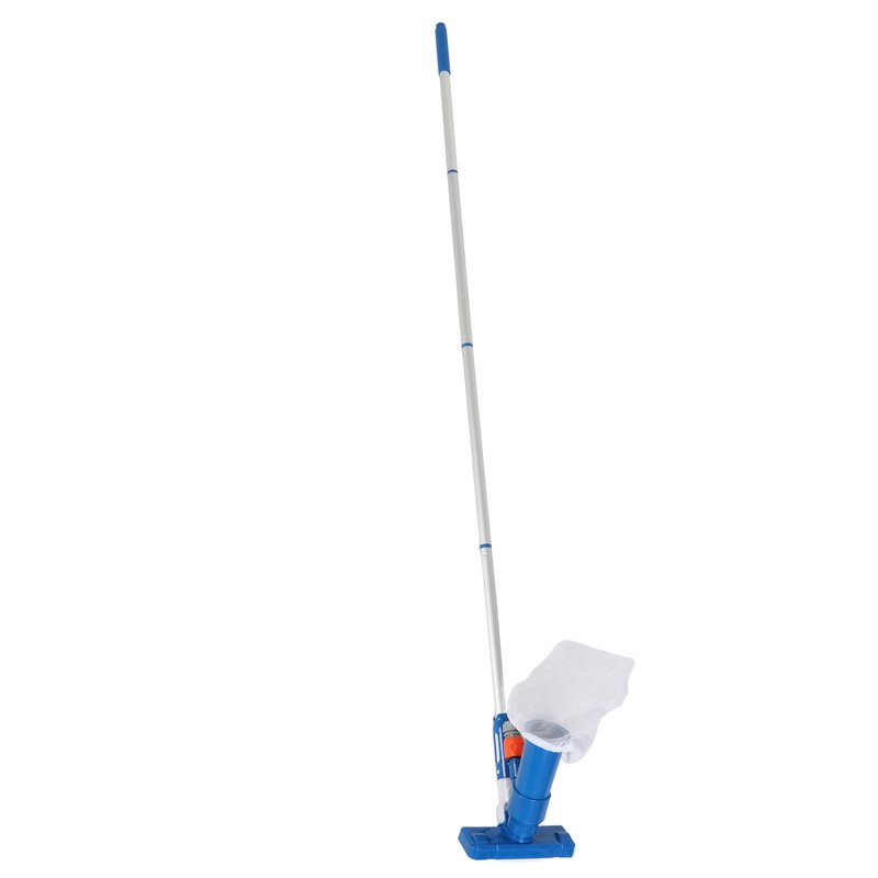 Portable Pool Vacuum Jet with 4 Section Poles Underwater Cleaner