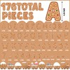 176 Pcs Gingerbread Letters Christmas Bulletin Board Letters Decoration 4.3