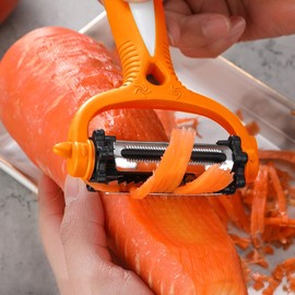 Potato Peelers,Vegetable Slicer Peelers Graters - Portable Carrot Cucumber Peeler, Kitchen Food Peelers for Tomato Cucumber Potatoes Onion Cabbage