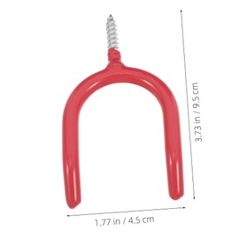 ABOOFAN Heavy Duty U Shaped Utility Hooks for Garage Storage Versatile Tool Hangers for Wall Mounted Organization for Tools Garden Equipment Supplies Easy Installation Maximize Storage