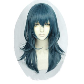 Xingwang Queen Anime Cosplay Wig Long Blue Green Wig Women Girls' Party Wigs
