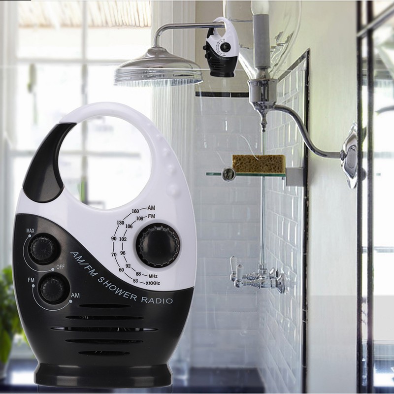 Multifunctional Portable Am FM Dual Band Waterproof Radio Receiver with