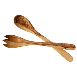 Salad Servers Olive Wood 35 cm