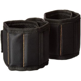 YHouse ( 2 PACK ) MAGNETIC WRISTBAND FOR NAILS , SCREWS, BOLTS  / DOUBLE OUTSIDE POCKET