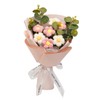 B Baosity Crochet Flower Bouquet Knitted Flowers,Mother's Day Decoration Artificial