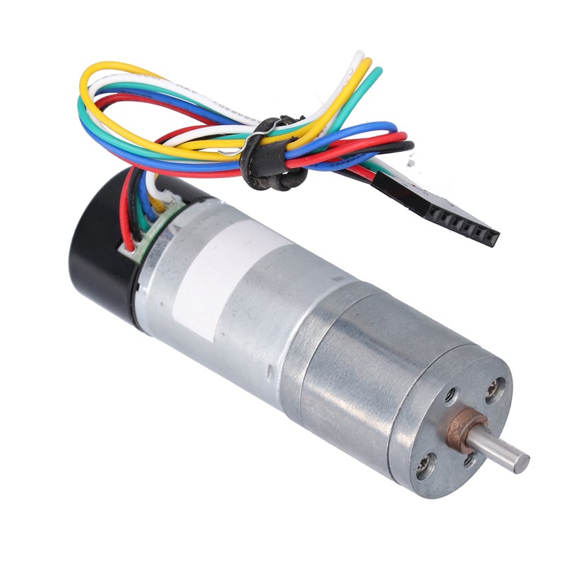DC Geared Motor with Encoder Speed Measuring Signal Feedback Smart