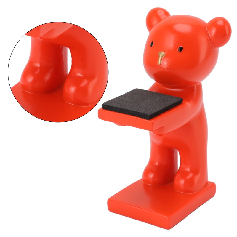 Bear Watch Stand Handcrafted Three Dimensional Modern Style Resin Watch