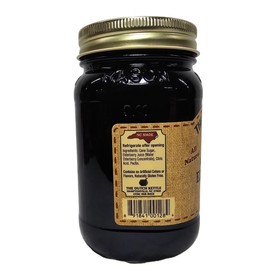 The Dutch Kettle Elderberry Jelly 2/19 Oz Jars with Fabric Toppers