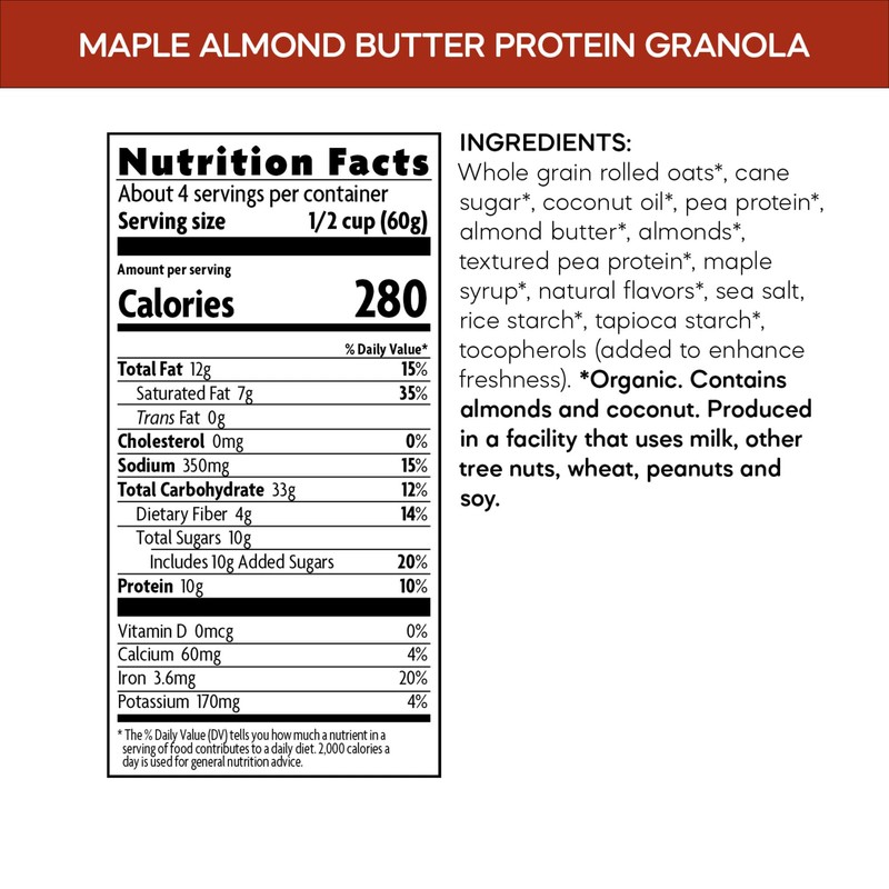 Nature's Path Organic Maple Almond Butter Protein Granola, 10 oz
