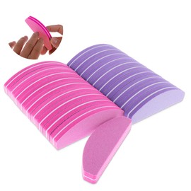 Pack of 20 Buffer for Nails, Professional Nail File 100/180 Grit Polishing File Fingernails, Buffer Sanding Blocks Buffer for Gel Nails, Washable Double-Sided Nail Files for Nail Studio and Home