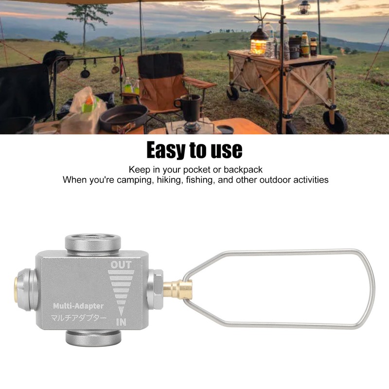 Z15 Gas Canister Refill Adapter Portable Outdoor Gas Saver Camping