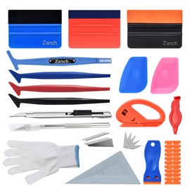 Zanch 26-Piece Squeegee for Film, Complete Tool for Car Wrapping, Film Tool for Car Film, Car Wrapping Film, Squeegee Set for Foil, Tinting Film Car, Car Film Kit