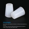 sourcing map Pack of 2 Cone Plugs 15 mm to
