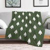 TXZZCHO Christmas Blanket Funny Christmas Tree Green Flannel Throw Blanket