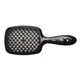 Ibiza Hair AirWave Shower Brush (Black) | For Shower or Pool | Effortlessly Glides Through Any Hair | Adults or Kids | Anti Static | Light Weight & Heat Resistant