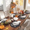 Tischset aus Filz 18er Set, 6 Tischsets Abwaschbar Platzsets rutschfest