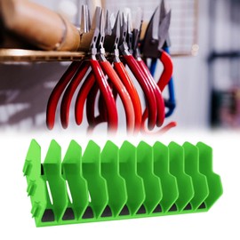 F Fityle Pliers Organizer Rack Wrench Hand Tool Holder,with Non Slip Rubber Base Drawer Organizer Pliers Cutter Organizer, Green