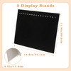 3 Pack Black Velvet Jewelry Display Stands – 17 Hook