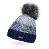 Neverless® Women's Knitted Hat, Lined Fleece Lining, Fur Pom Pom,