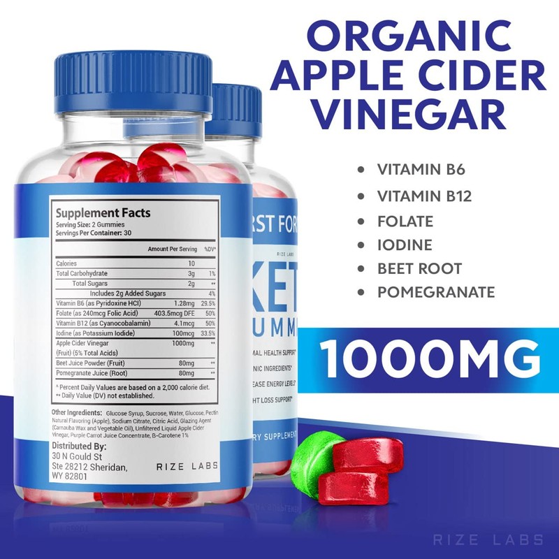 rize labs - First Formula Keto ACV Gummies Apple Cider