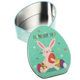COHEALI Tinplate Packing Box Candy Container Easter Treat Boxes Party Favors Easter Rabbit