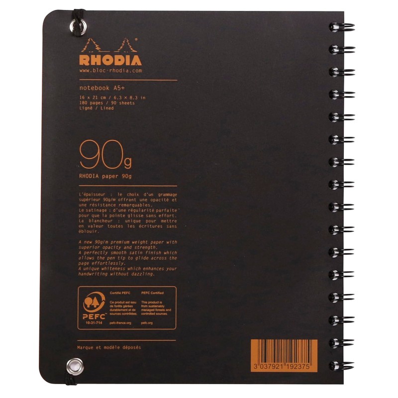 Clairefontaine - Rhodia - Ref 119237C - Wirebound PP Business