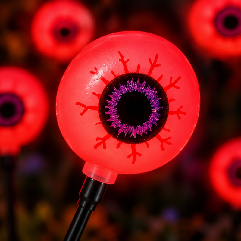Solar Eyeball Garden Light for Halloween Decor – Waterproof LED