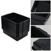 Leendines 12-pack 13 L Restaurant Dish Tub Basin, Plastic Bus