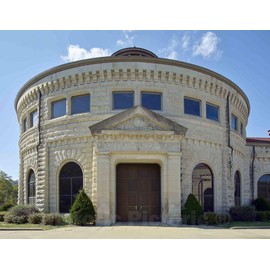Photo- The Old River Station, designed by Cincinnati architect Gustave W. Drach, is part of the Greater Cincinnati Water Works in Cincinnati, Ohio 1 Fine Art Photo Reproduction 30in x 24in