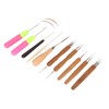 12pcs Dreadlocks Tool Set Dreadlocks Crochet Hook Hair Locking Tool