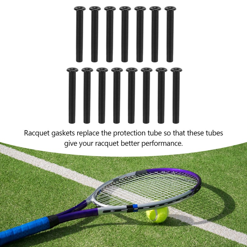15pcs/set Tennis Racket Wire Protection Tube Durable Tennis Racket Stringing