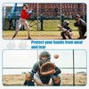 lasuroa 2pcs Baseball Palm Pads, Elastic Shock Absorbing Soft Thumb