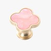 Gold-t Drawer Knobs Cabinet Knobs Pull Handles Clover Brushed Brass