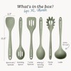 StarPack XL Silicone Cooking Utensils Set - 6-Piece Heavy-Duty Set