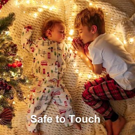 2Pack USB Plug in Fairy String Lights,16ft 50 LED Copper with Remote and Timer, 8 Modes Waterproof Twinkle String Lights Battery Powered for Bedroom Indoor Party Wedding Christmas Decoration