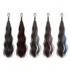 Wavy ponytail partial wig LM-0581 (KYR-WFGWUIQ) White / 웨이브 똥머리 부분가발 LM-0581 (KYR-WFGWUIQ) 화이트