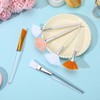 60 Pieces Fan Brushes, Soft Fan Brushes for Facials, Facial